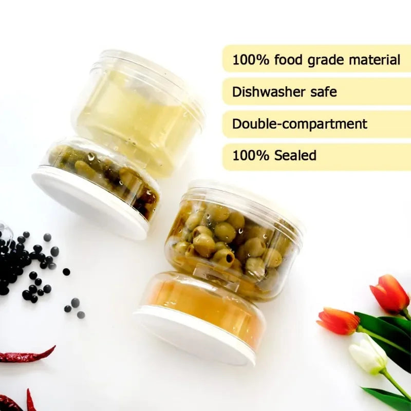 Olive/Cherry Garnish Jar (Plastic) - Dry and Wet Dispenser