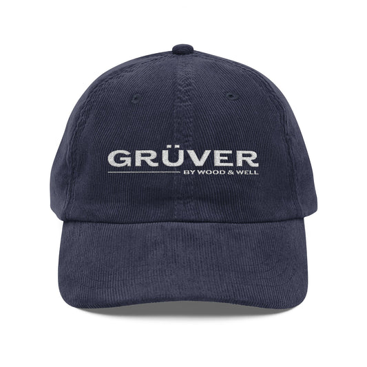 Corduroy Cap – GRÜVER Embroidered Vintage Baseball Hat (TOHC '26)