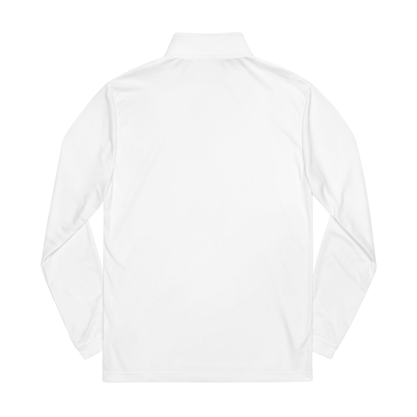 White Quarter-Zip Pullover