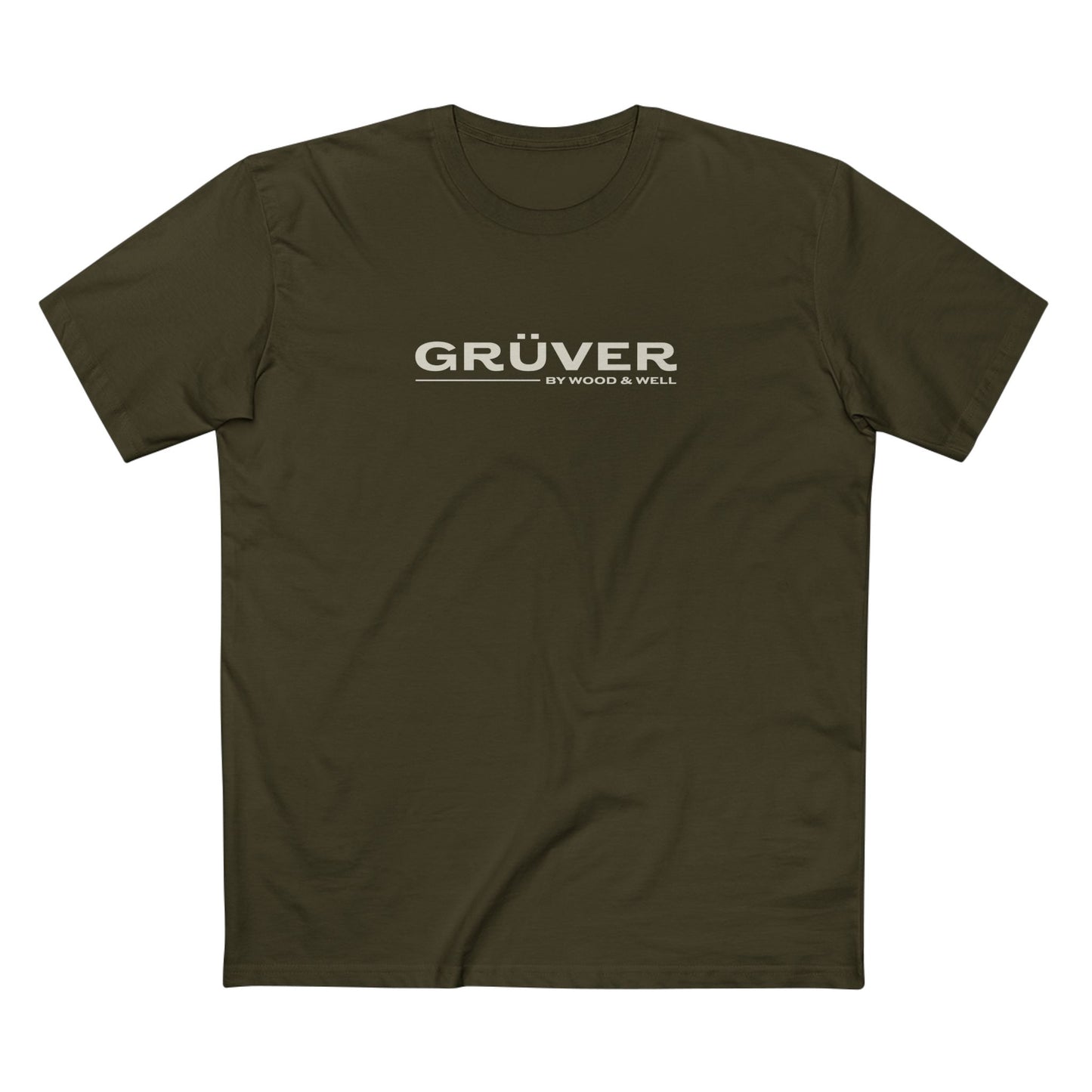 T-Shirt — 'GRÜVER' Minimal Logo Tee