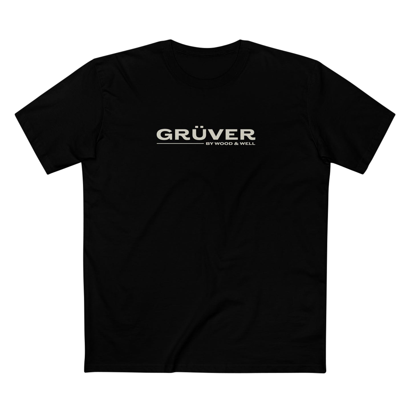 T-Shirt — 'GRÜVER' Minimal Logo Tee