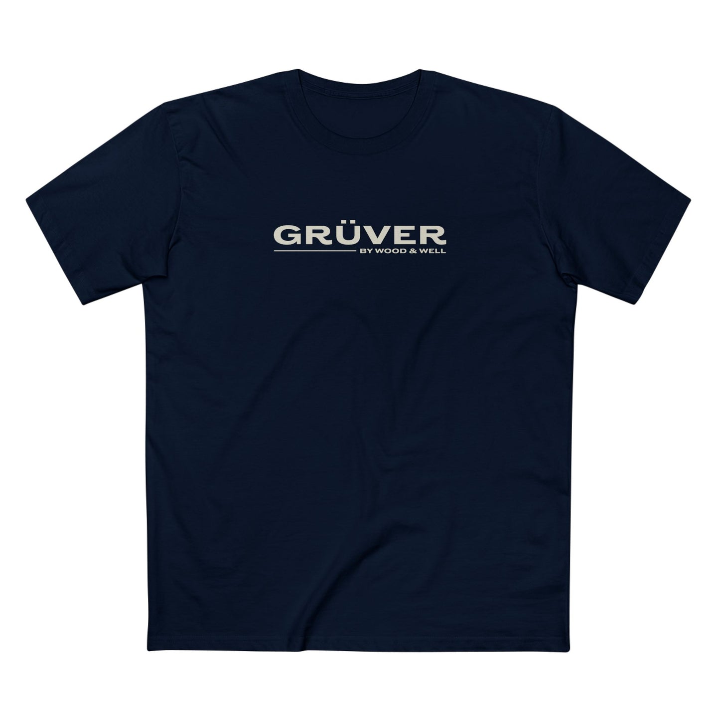 T-Shirt — 'GRÜVER' Minimal Logo Tee