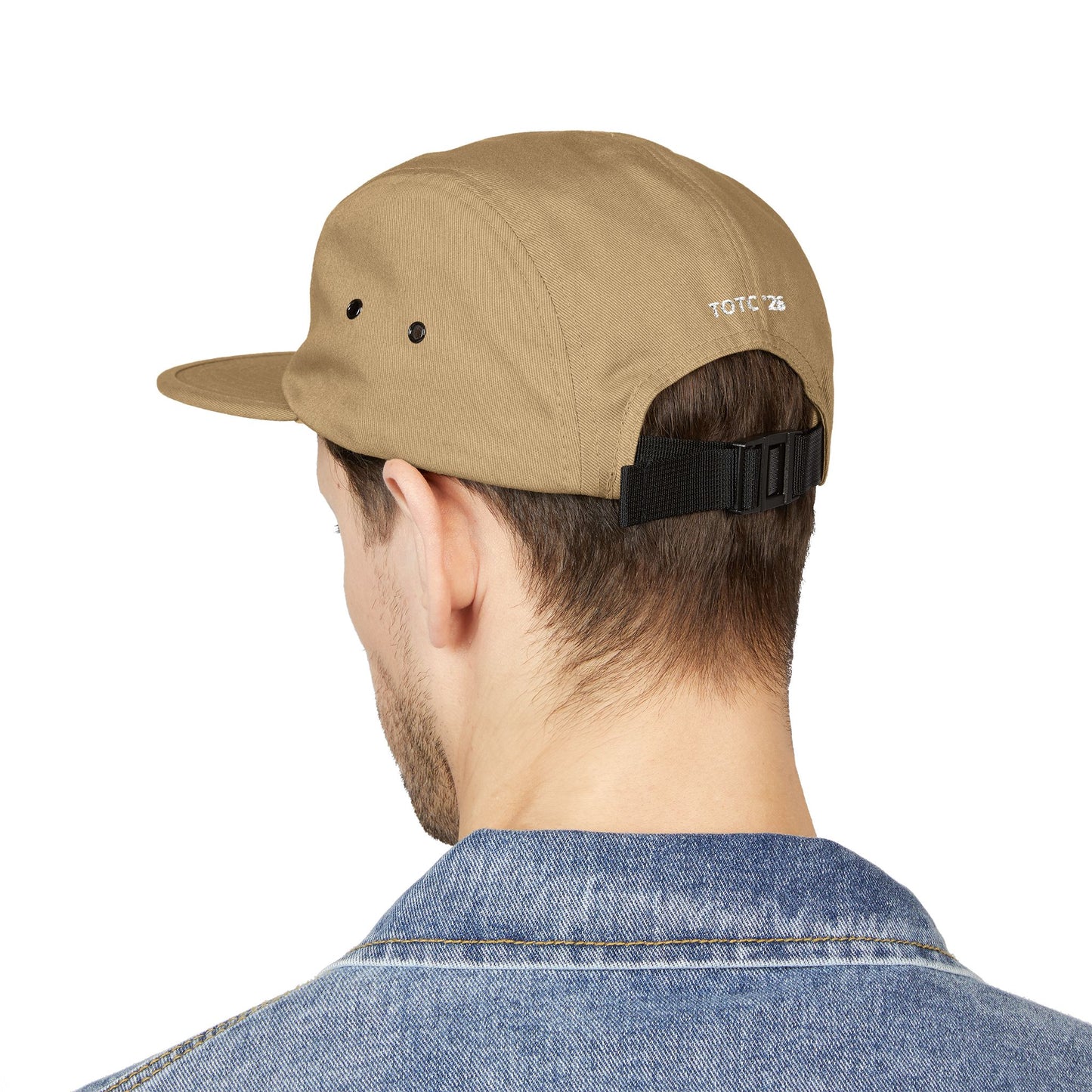 Gruver Embroidered 5-Panel Cap — Minimalist Logo Hat (TOTO ’26 Back Embroidery)
