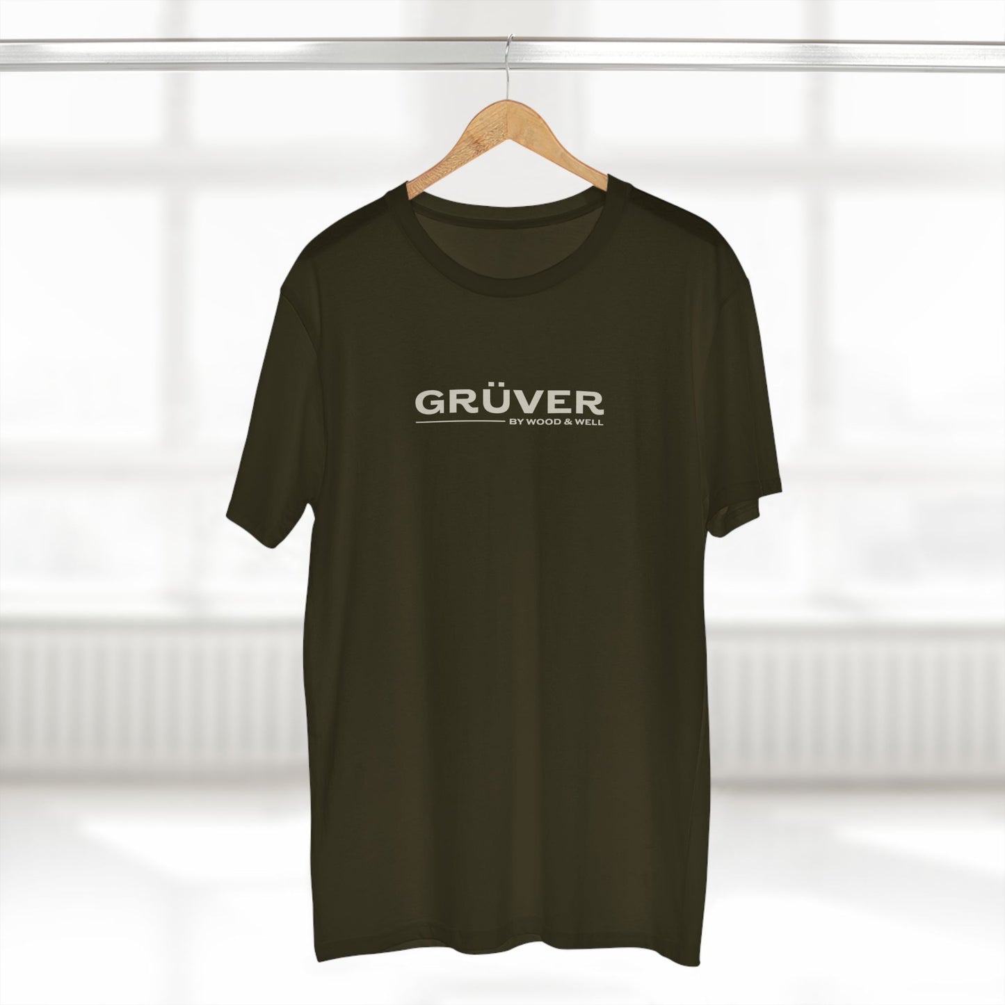 T-Shirt — 'GRÜVER' Minimal Logo Tee