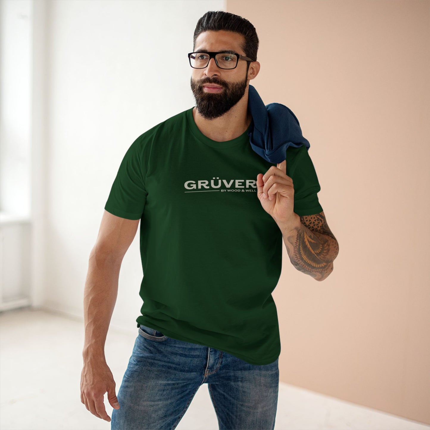 T-Shirt — 'GRÜVER' Minimal Logo Tee