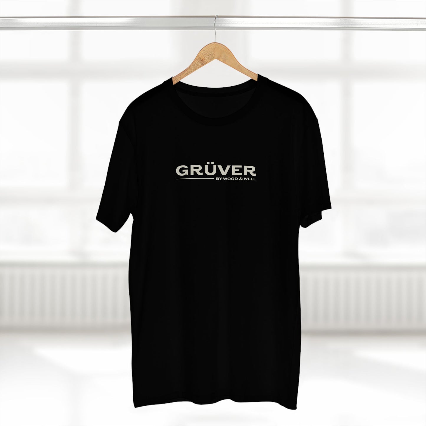 T-Shirt — 'GRÜVER' Minimal Logo Tee