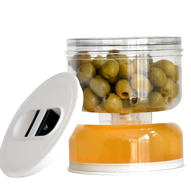 Olive/Cherry Garnish Jar (Plastic) - Dry and Wet Dispenser