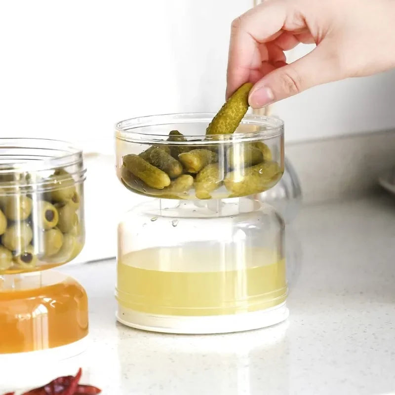 Olive/Cherry Garnish Jar (Plastic) - Dry and Wet Dispenser