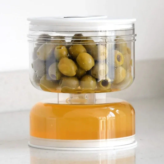 Olive/Cherry Garnish Jar (Plastic) - Dry and Wet Dispenser